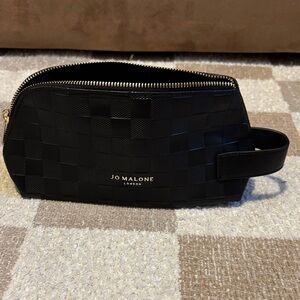 Jo Malone Black Checkered Toiletry Bag